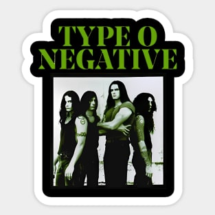 type o band Sticker